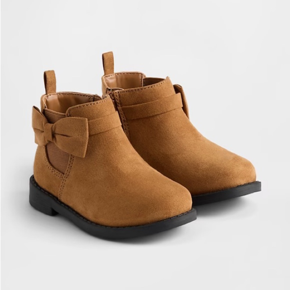 GAP Tan Kids Boots with Bow